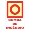 SINALIZAÇÃO  BOMBA DE INCÊNDIO 10x15